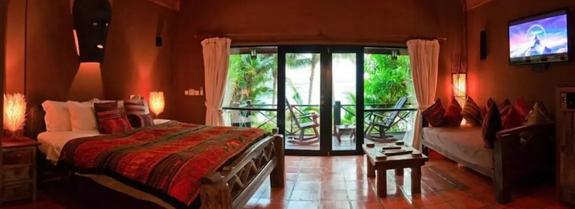 Deluxe garden with balcony