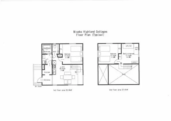 Deluxe Kır Evi, Birden Çok Yatak Odası, Sigara İçilmez, Dağ Manzaralı (2 Bedroom+1 Studio Bedroom)
