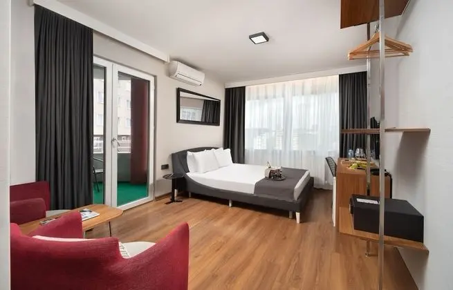 Deluxe Stüdyo, 1 Yatak Odası, Balkon