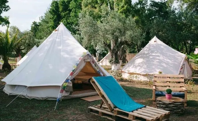 Deluxe Çadır, Birden Çok Yatak, Plaj Manzaralı