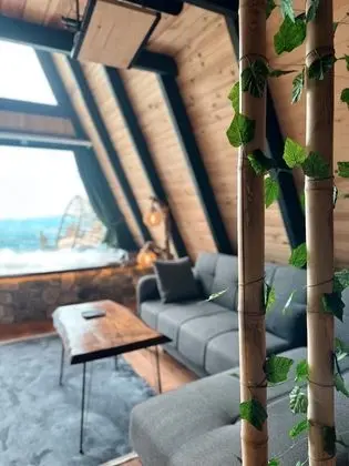 Deluxe Bungalov, 2 Çift Kişilik Yatak, Deniz Manzaralı