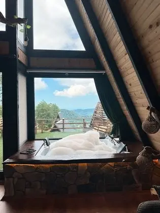 Deluxe Bungalov, 2 Çift Kişilik Yatak, Deniz Manzaralı