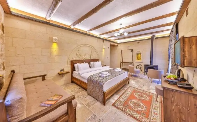 Deluxe Oda, Bahçe Manzaralı, Şömineli Soba