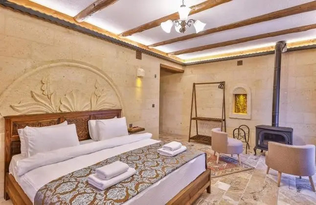 Deluxe Oda, Bahçe Manzaralı, Şömineli Soba