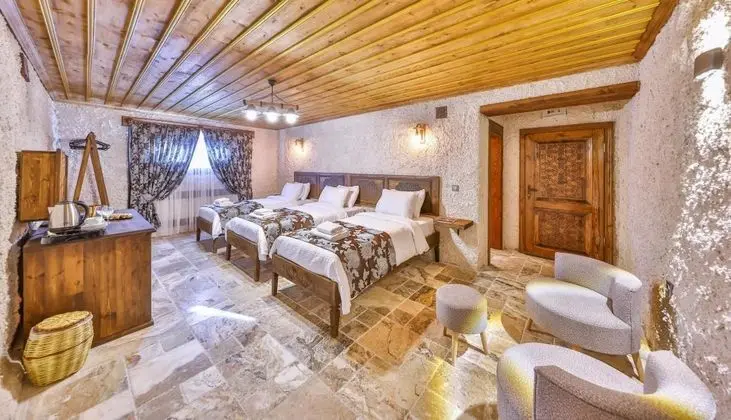 Ekonomik Üç Kişilik Oda, Manzarasız, Bodrum Kat