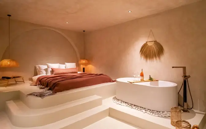 Premium Suite, Marina Manzaralı, Şömineli ve Balkonlu