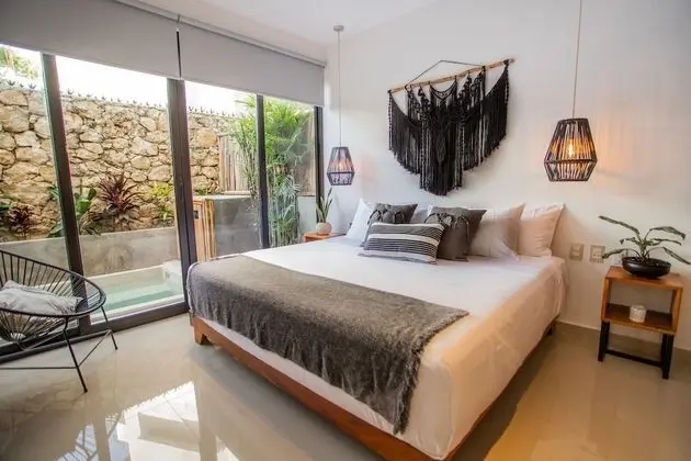 Deluxe Apart Daire, 1 En Büyük (King) Boy Yatak ve Çekyat, Kişiye Özel Havuzlu, Zemin Kat