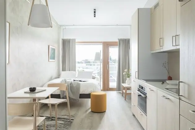 Compact Studio with a Rooftop Terrace