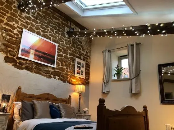Romantic Tek Büyük Yataklı Oda, 1 Çift Kişilik Yatak, Avlu