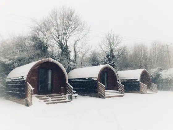 Kulübe, Banyolu/Duşlu (Glamping Pod Fox Den)
