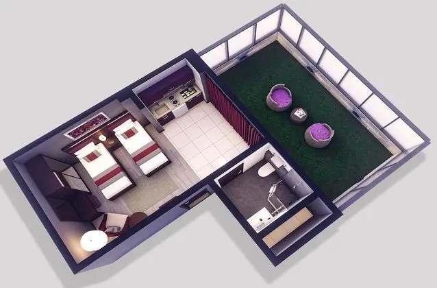 Twin Room with Terrace
