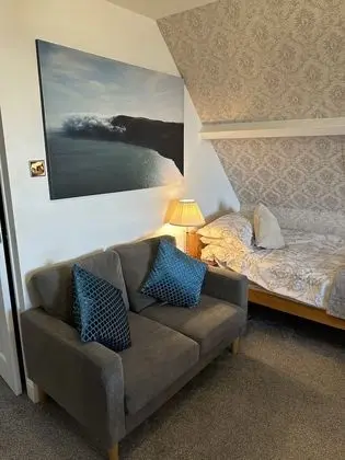 Deluxe Üç Kişilik Oda, Banyolu/Duşlu, Deniz Manzaralı (/ Double and Single)