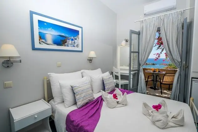 Romantic Tek Büyük Yataklı Oda, 1 Çift Kişilik Yatak, Balkon, Deniz Manzaralı