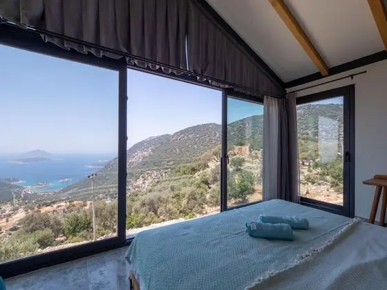 Villa Xhantos, Deniz ve Havuz Manzaralı, Özel Havuzlu ve Jakuzili