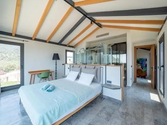 Villa Xhantos, Deniz ve Havuz Manzaralı, Özel Havuzlu ve Jakuzili