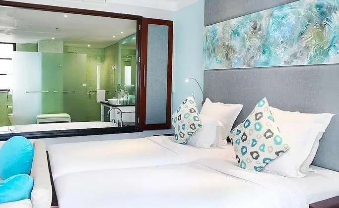 Deluxe İki Ayrı Yataklı Oda, 2 Tek Kişilik Yatak, Balkon, Havuz Manzaralı
