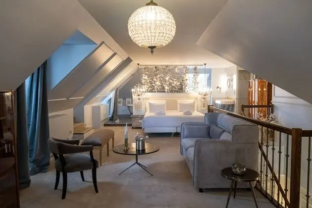 Deluxe Süit, 1 Çift Kişilik Yatak ve Çekyat, Teras (Duplex, 1 double bed, Terrace 25sqm)