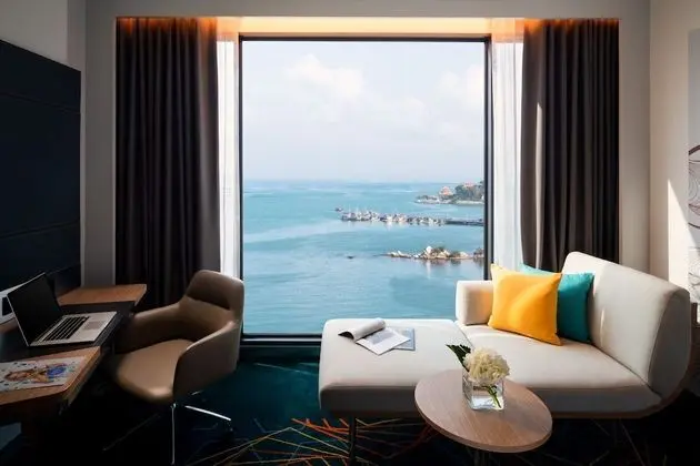 Deluxe Oda, 2 Tek Kişilik Yatak, Deniz Manzaralı