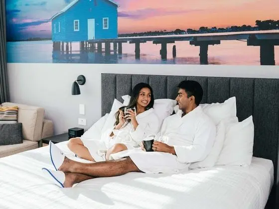 Deluxe Tek Büyük Yataklı Oda, 2 Çift Kişilik Yatak