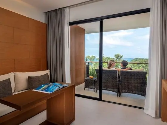 Deluxe Oda, 1 En Büyük (King) Boy Yatak, Balkon, Deniz Manzaralı