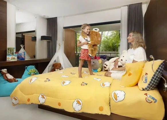 Family Oda, Birden Çok Yatak, Balkon, Bahçe Manzaralı