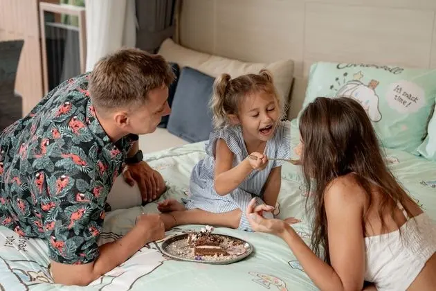 Family Oda, Birden Çok Yatak, Balkon, Bahçe Manzaralı