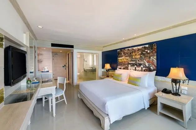 Deluxe Tek Büyük Yataklı Oda, 1 Çift Kişilik Yatak, Balkon, Deniz Manzaralı
