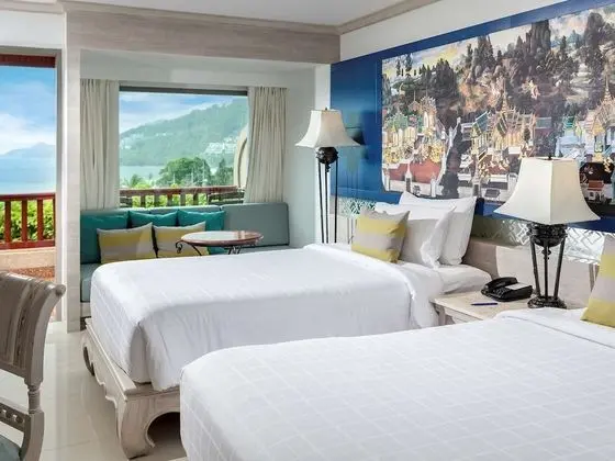 Oda, 2 Tek Kişilik Yatak, Balkon, Deniz Manzaralı