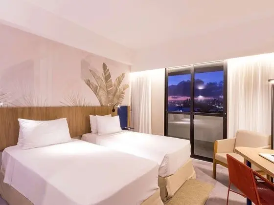 Superior Double Room, 2 Single Beds, City View