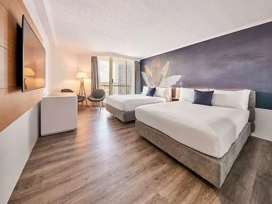 Deluxe Tek Büyük Yataklı Oda, 2 Çift Kişilik Yatak, Okyanus Manzaralı