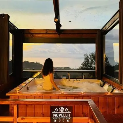 Deluxe Villa, Doğa Manzaralı, Şömineli ve Jakuzili