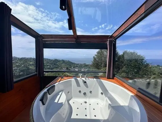 Deluxe Saunalı Oda, Doğa Manzaralı, Jakuzili ve Saunalı
