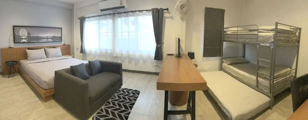 Standard Dört Kişilik Oda, 1 Yatak Odası, Sigara İçilmez, Banyolu/Duşlu