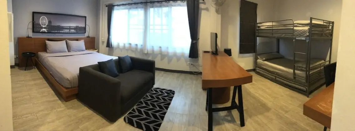 Standard Dört Kişilik Oda, 1 Yatak Odası, Sigara İçilmez, Banyolu/Duşlu