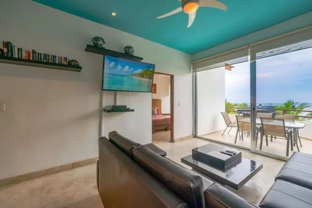Exclusive Çatı Katı Süiti (Penthouse), 3 Yatak Odası, Plaj Manzaralı, Denize Sıfır