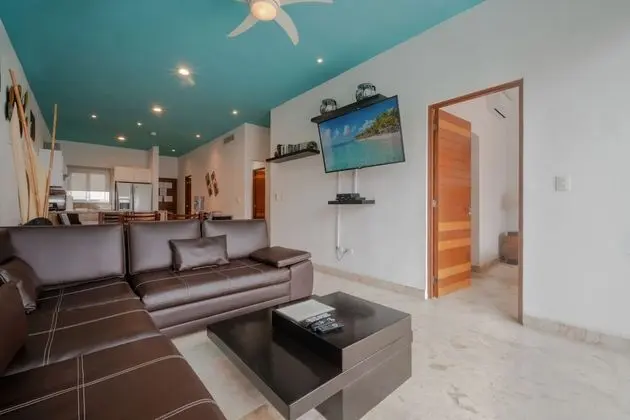 Exclusive Çatı Katı Süiti (Penthouse), 3 Yatak Odası, Plaj Manzaralı, Denize Sıfır