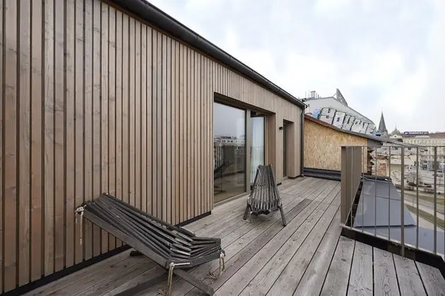 Deluxe Tek Büyük Yataklı Oda, Teras (The Treetop)