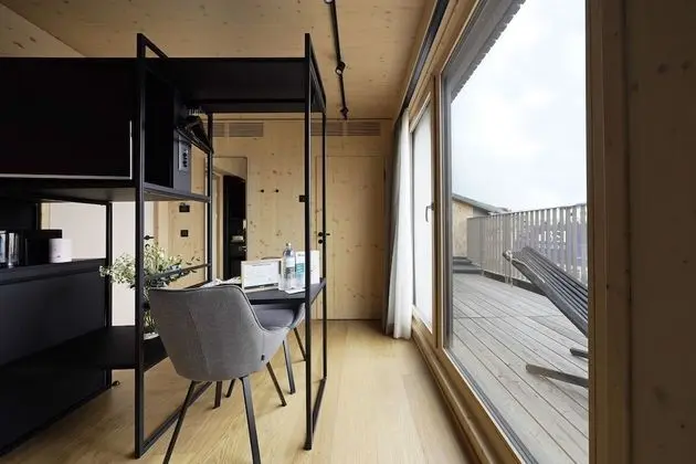 Deluxe Tek Büyük Yataklı Oda, Teras (The Treetop)