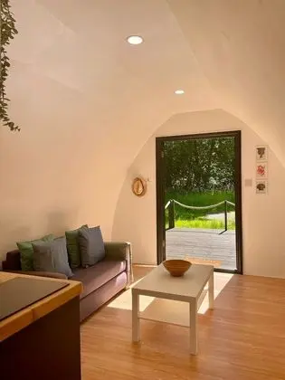 Kulübe, 1 Yatak Odası, Balkon, Bahçe Manzaralı