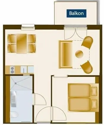 Comfort Tek Büyük Yataklı Oda