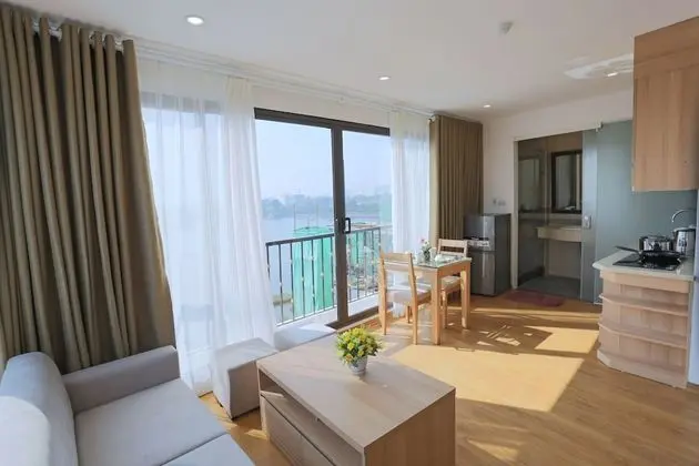 Deluxe Apart Daire, 1 Büyük (Queen) Boy Yatak, Göl Manzaralı, Göl Kenarı