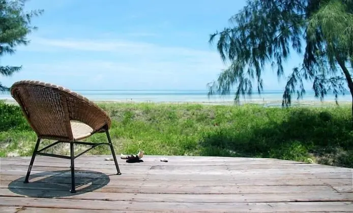 Luxury Bungalov, Plaj Manzaralı, Denize Sıfır (Turtle )