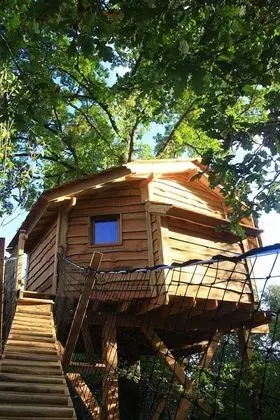 Traditional Ağaç Ev, 1 Yatak Odası, Park Manzaralı (Cabane du Funambule)