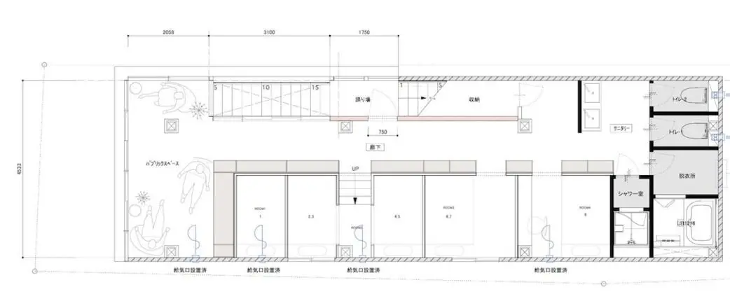 Oda, Sigara İçilmez (Entire floor with 8-bed)