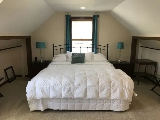 Romantic Çatı Katı (Loft), 1 En Büyük (King) Boy Yatak, Jakuzi, Avlu Manzaralı