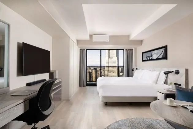 Deluxe Stüdyo, Mutfak, Şehir Manzaralı (King)