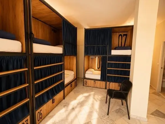 One Bed in a Dorm Room  for 10 People