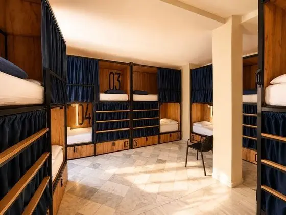 One Bed in a Dorm Room  for 10 People