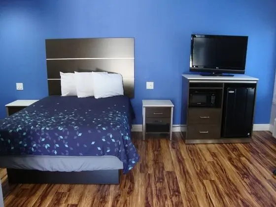One Queen Bed, Accessible, Non-Smoking (Roll-In Shower)
