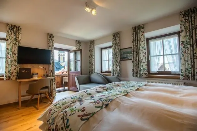 Deluxe Tek Büyük Yataklı Oda, Balkon, Dağ Manzaralı